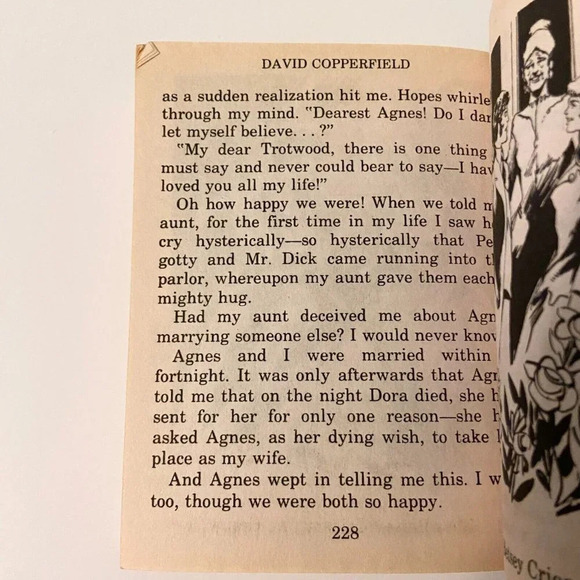 Vintage 1979  David Copperfield by Charles Dickens Illustrated Classic Edition - Picture 16 of 16